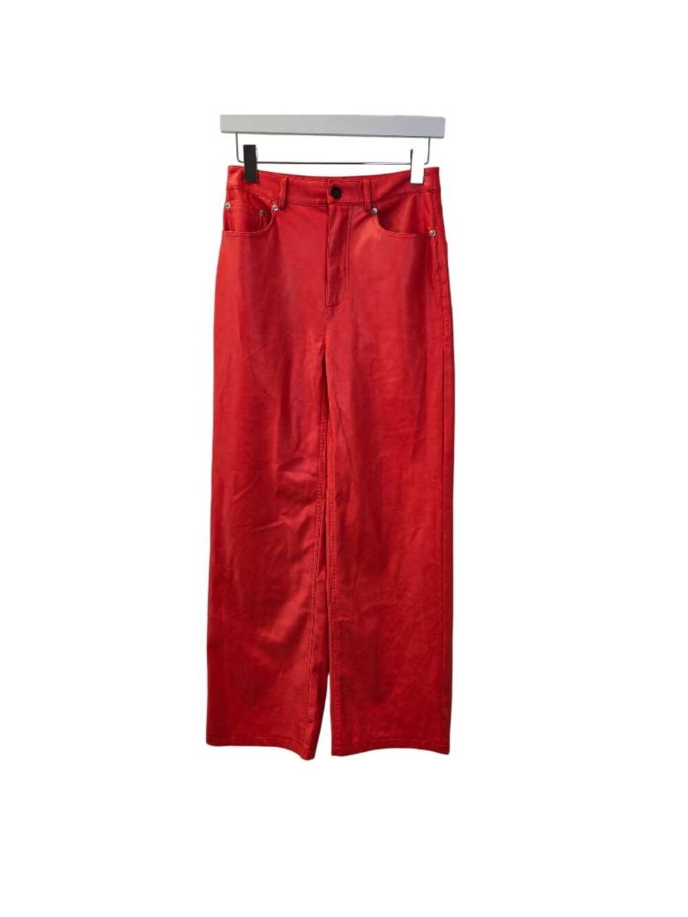 Urban Outfitters Vegan Leather High Rise Wide Leg Pants Size 26